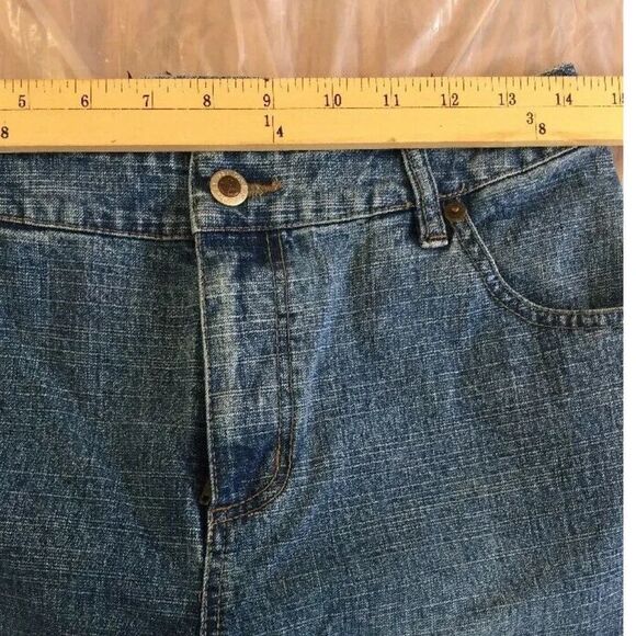 Vintage Y2K Duck Head Jeans Women 6 Blue Bootcut Minimalist Classic Streetwear - Picture 7 of 9